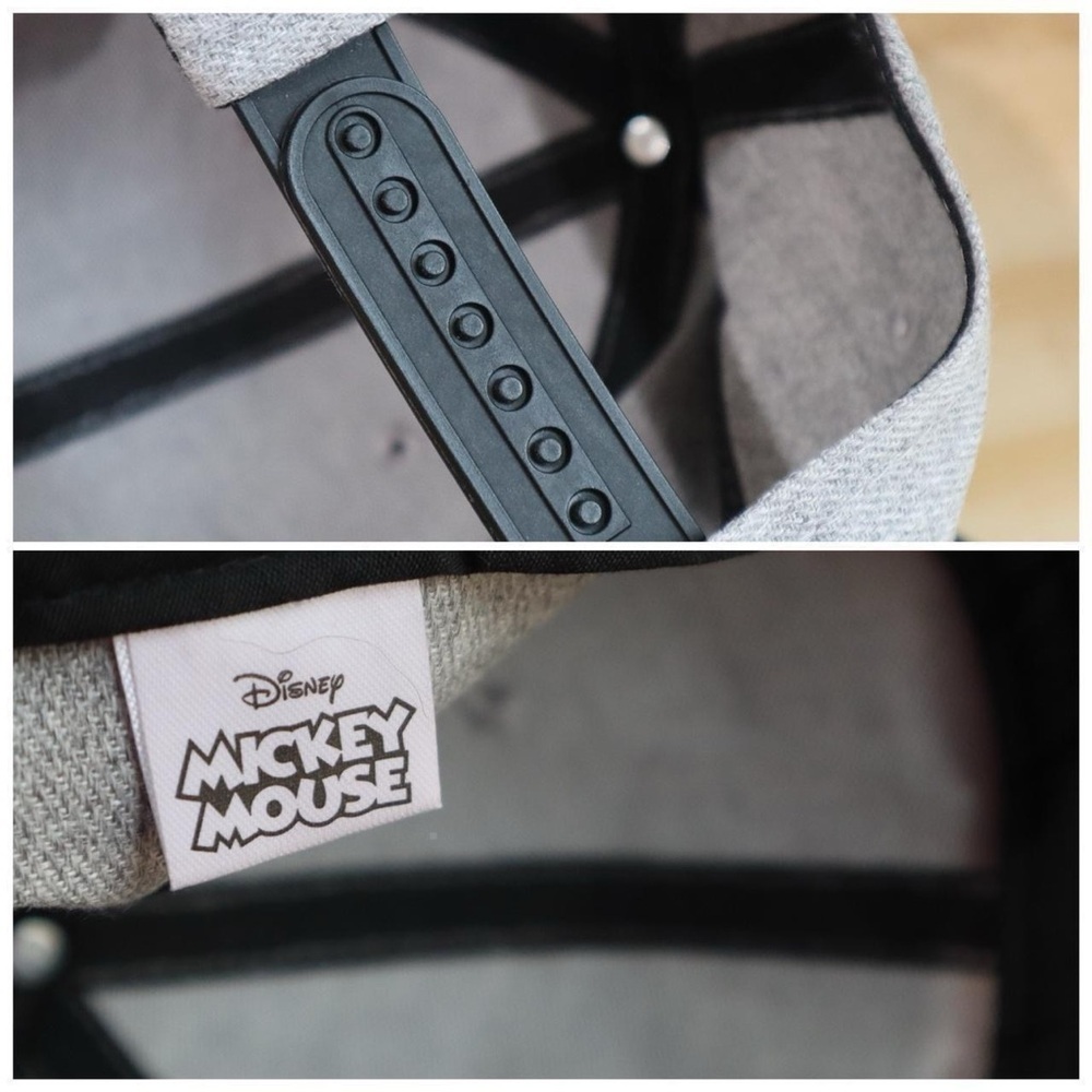 Disney Embroidered Cap‎ Mickey Mousse Gray One Size - Picture 4 of 4